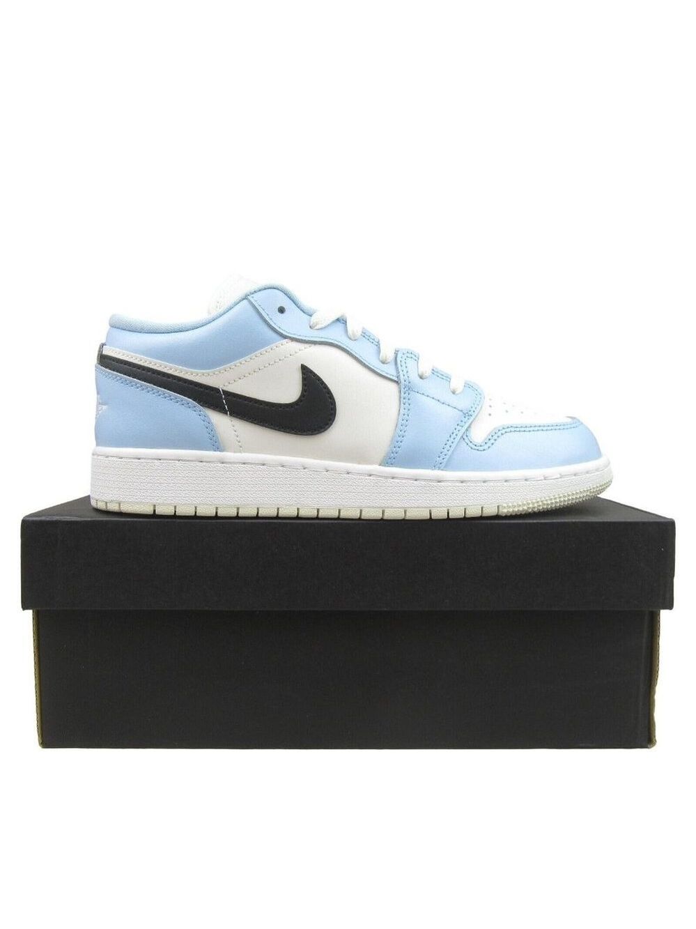 Jordan 1 Low Ice Blue GS Size 6.5Y / Womens Size 8 Sneakers NEW - Picture 1 of 15